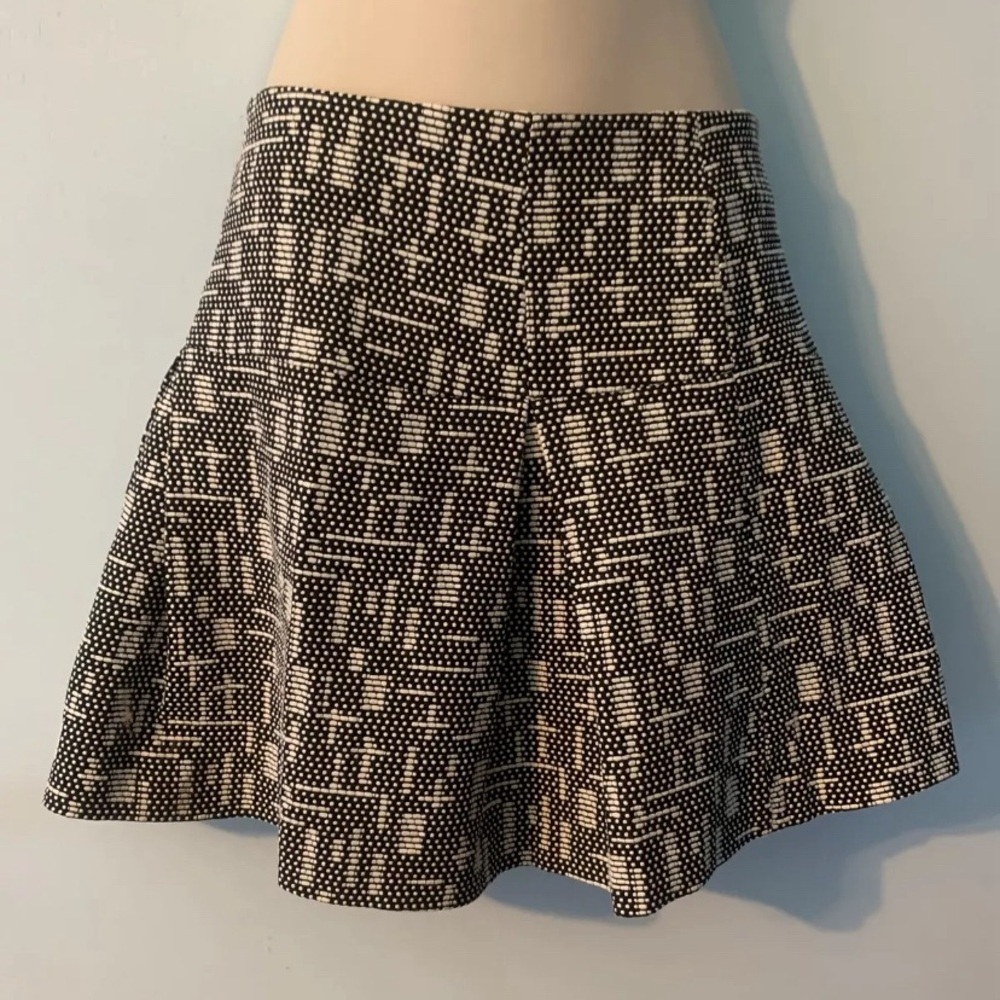 Armani Exchange Womens Textured Pleated Skirt Size 0 Couture Designer